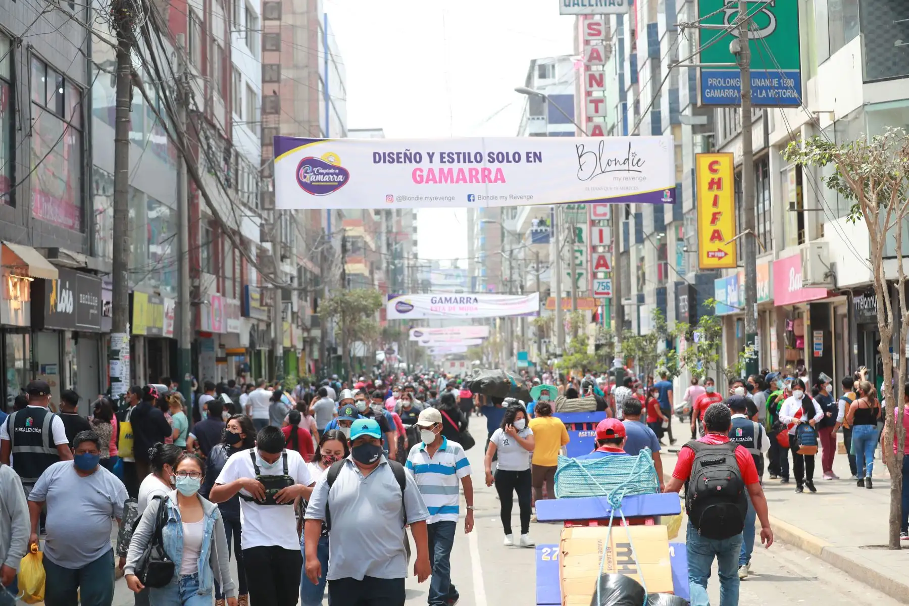 Emporio comercial textl de Gamarra. ANDINA/Carla Patiño Ramírez