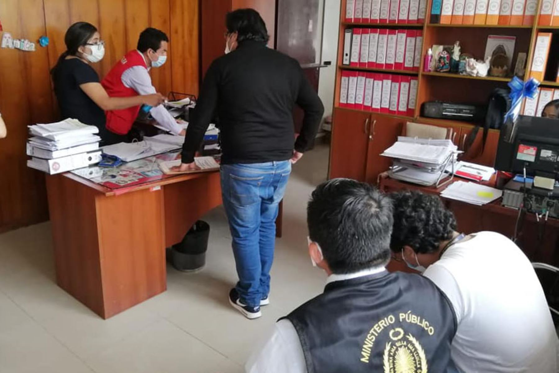 La diligencia se efectuó en las oficinas de la Gerencia General, Administración y Logística del gobierno regional de Lambayeque. Foto: ANDINA/Difusión