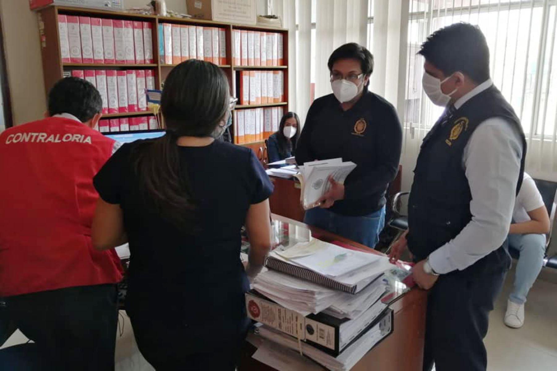 La diligencia se efectuó en las oficinas de la Gerencia General, Administración y Logística del gobierno regional de Lambayeque. Foto: ANDINA/Difusión