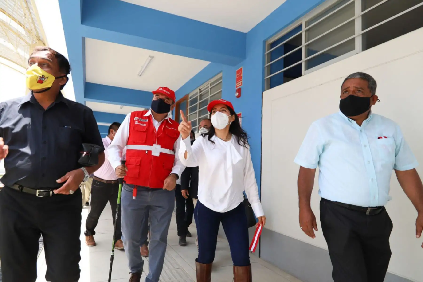 La directora ejecutiva de la ARCC, Amalia Moreno, cumplió su segundo día de trabajo en la región La Libertad. Foto: ANDINA/Difusión