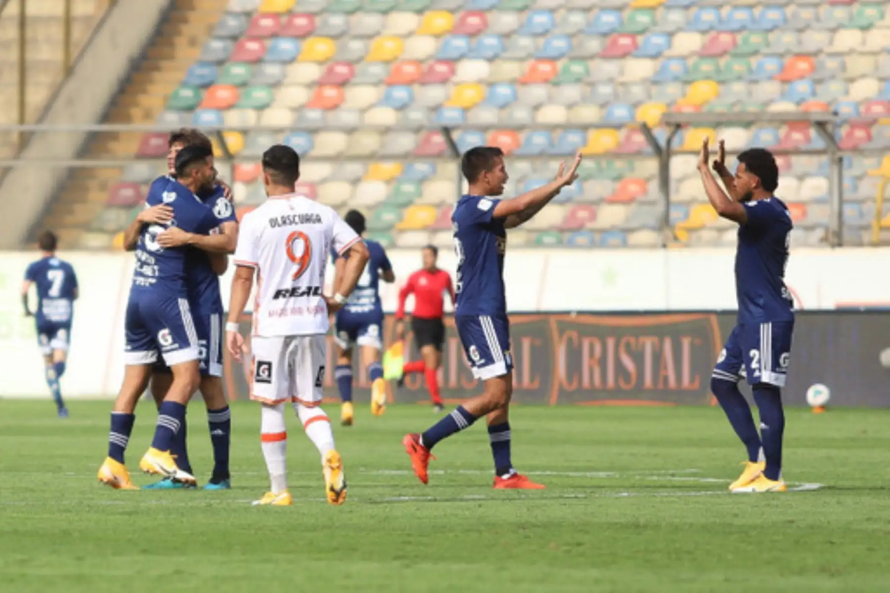 Sporting Cristal ganó 4 a 1 con a Ayacucho FC, en partido decisivo de la segunda semifinal para instalarse en la gran final de la Liga 1 en el estadio Monumental de Ate. Foto: ANDINA/Liga 1 Movistar.