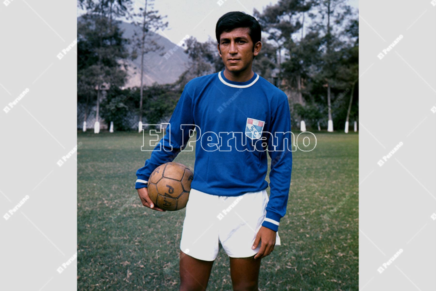 Lima - 1970. Alfredo Quesada, volante de Sporting Cristal. Foto: Archivo Histórico de El Peruano