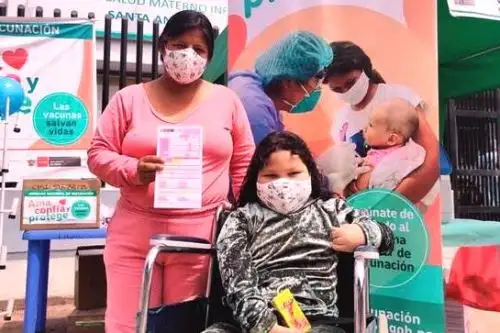 Minsa: niños con habilidades especiales fueron protegidos en Jornada Nacional de Vacunación. Foto: ANDINA/Difusión.