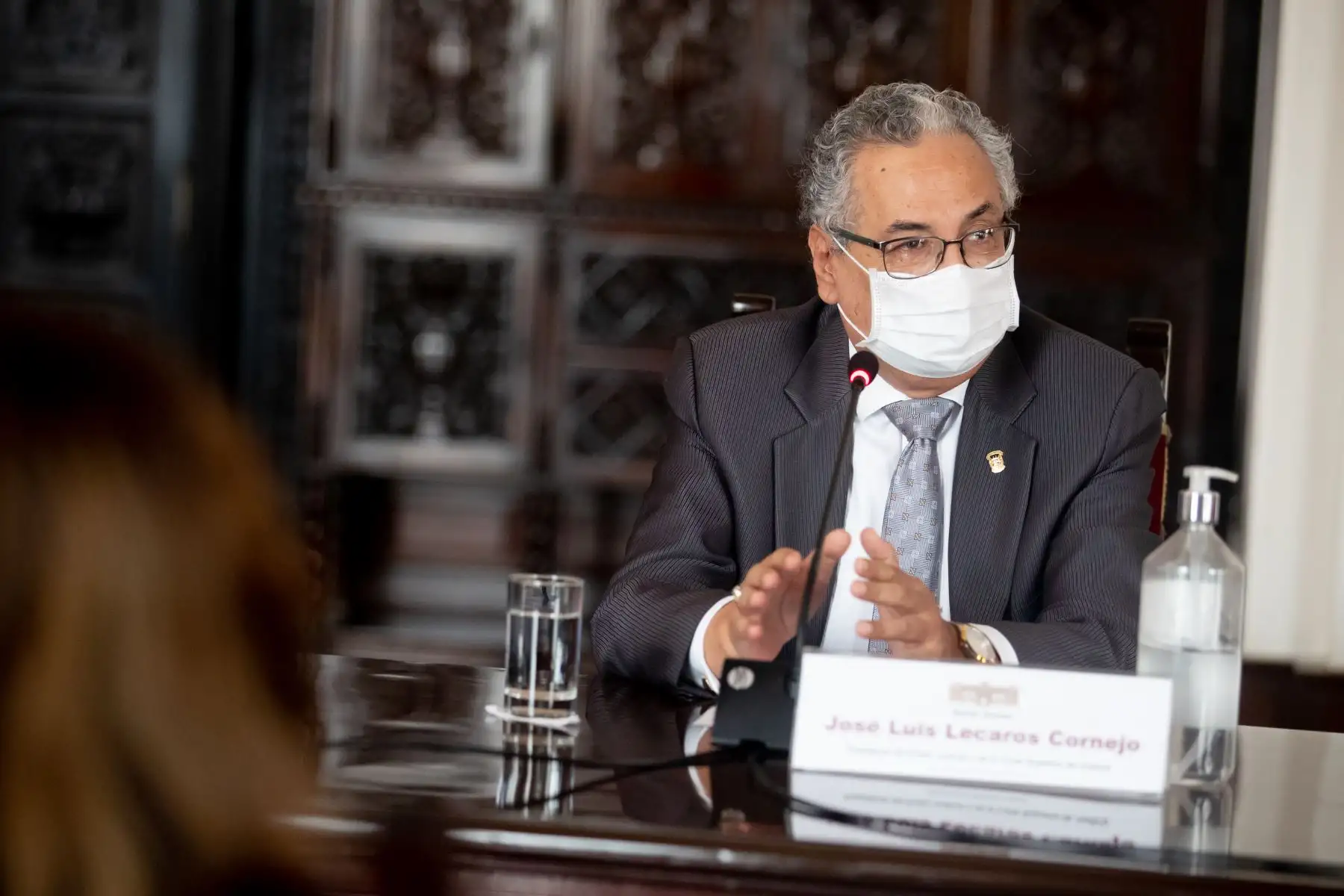 El presidente Francisco Sagasti, lideró esta mañana la segunda sesión del Consejo de Estado en Palacio de Gobierno. 
Foto: ANDINA/Presidencia Perú