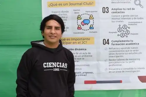 Cristian Saico Ccope nació en Churcampa, región Huancavelica, y siempre tuvo vocación para la ciencia. Foto: ANDINA/Difusión