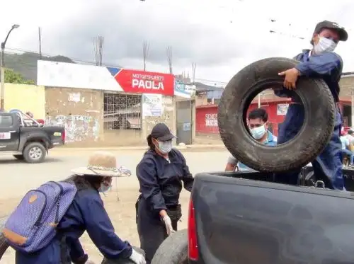 Minsa elimina criaderos del zancudo transmisor del dengue en cerca de un millón de viviendas de 15 regiones del país. ANDINA/Difusión