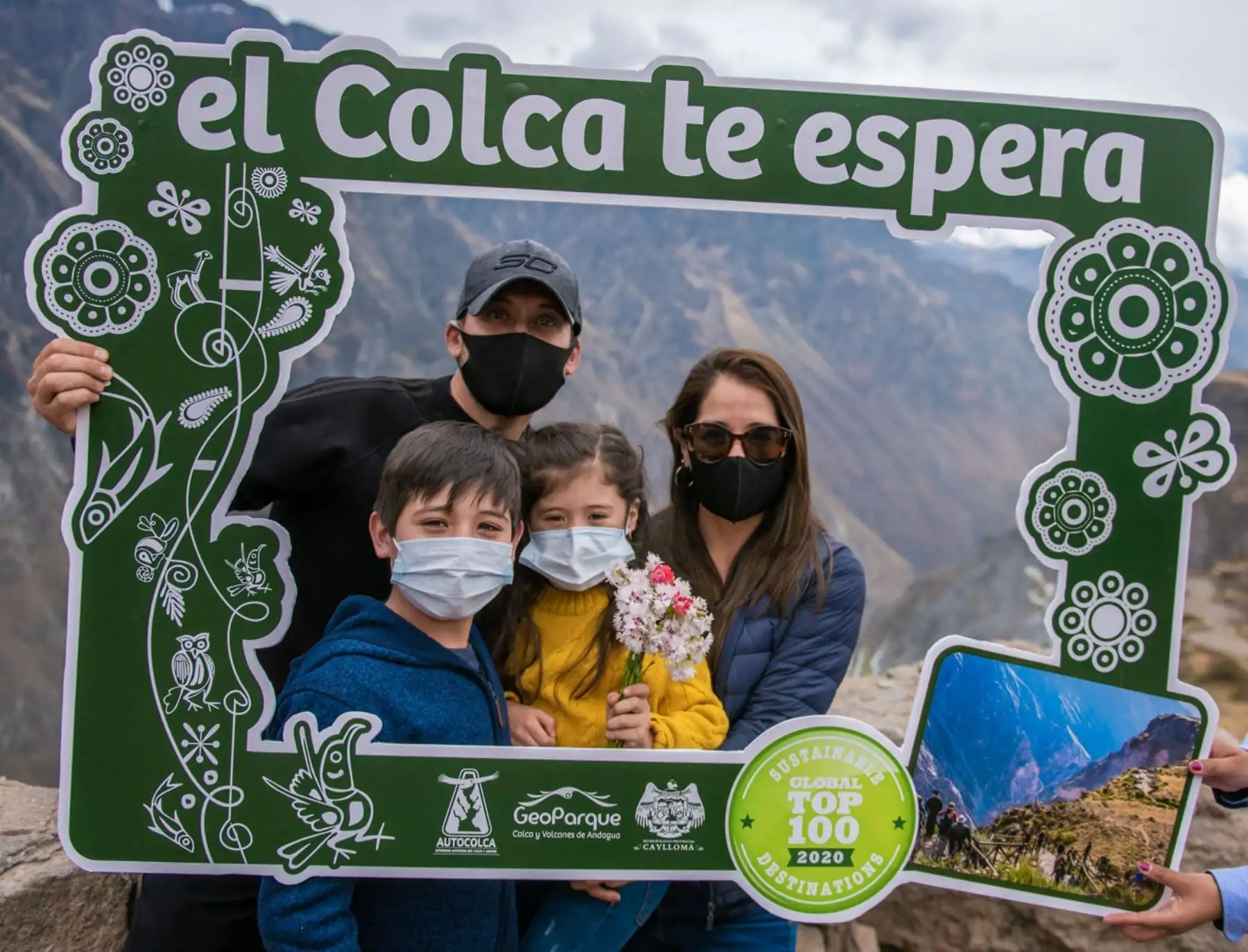 El valle del Colca recibió más de 61,000 turistas durante el 2020. ANDINA/Difusión