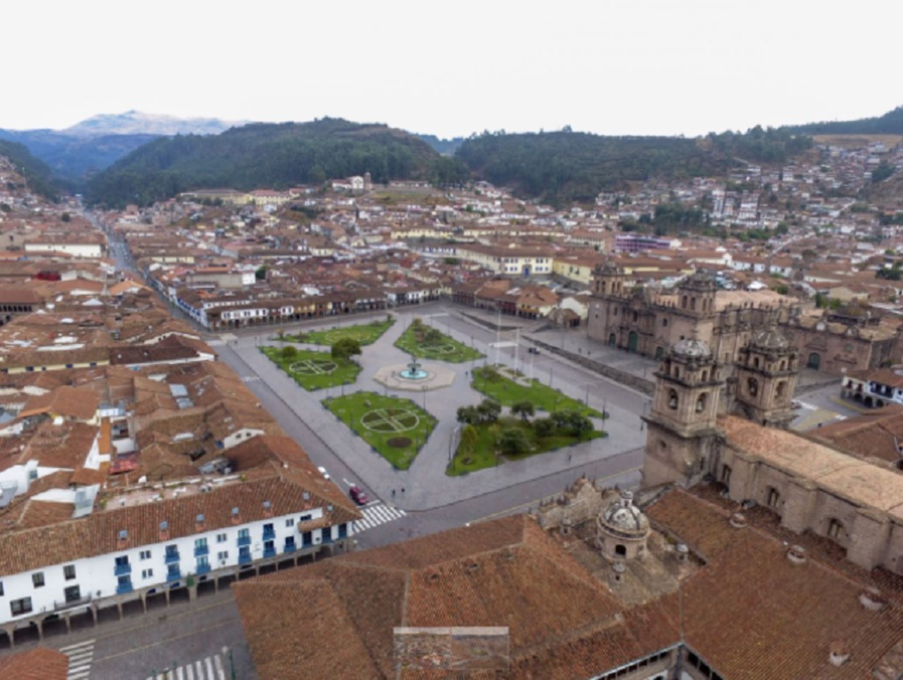 Plaza de Armas de la ciudad de Cusco. Foto: ANDINA/difusión.
