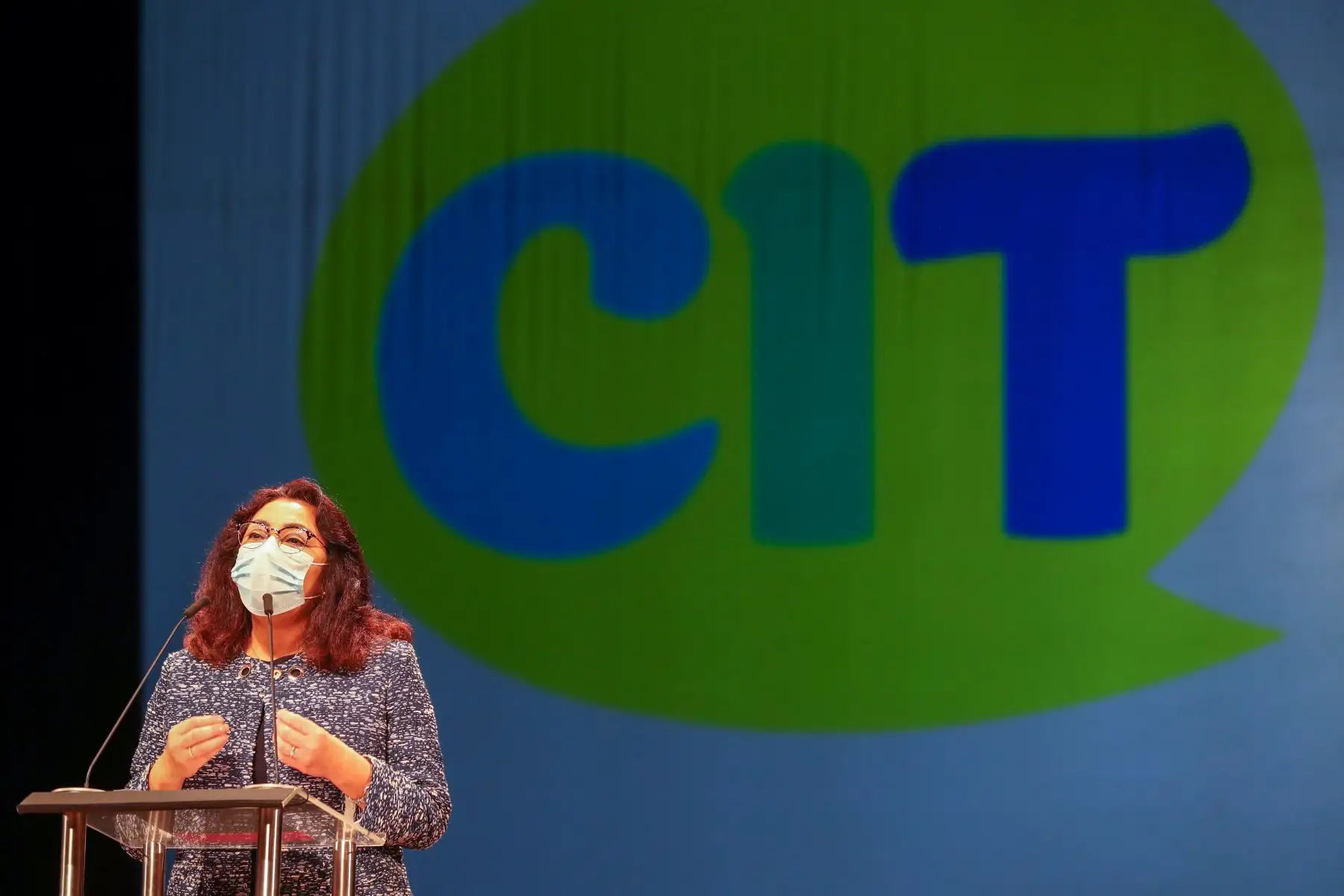 La presidenta del Consejo de Ministros Violeta Bermúdez, participó de la inauguración de la central de interpretación y traducción en lenguas indígenas u originarias.
Foto: ANDINA/PCM