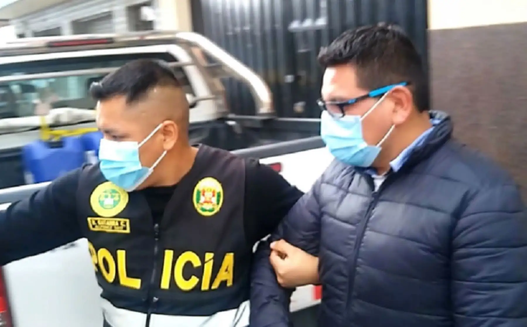 El ex fiscal penal provincial Ángel Zaid Palomino Sampértegui, quien es investigado por el presunto delito de cohecho activo específico, cumplirá seis meses de prisión preventiva por orden del juez superior Atilio Quispe Cama. Foto: Pedro Tinoco