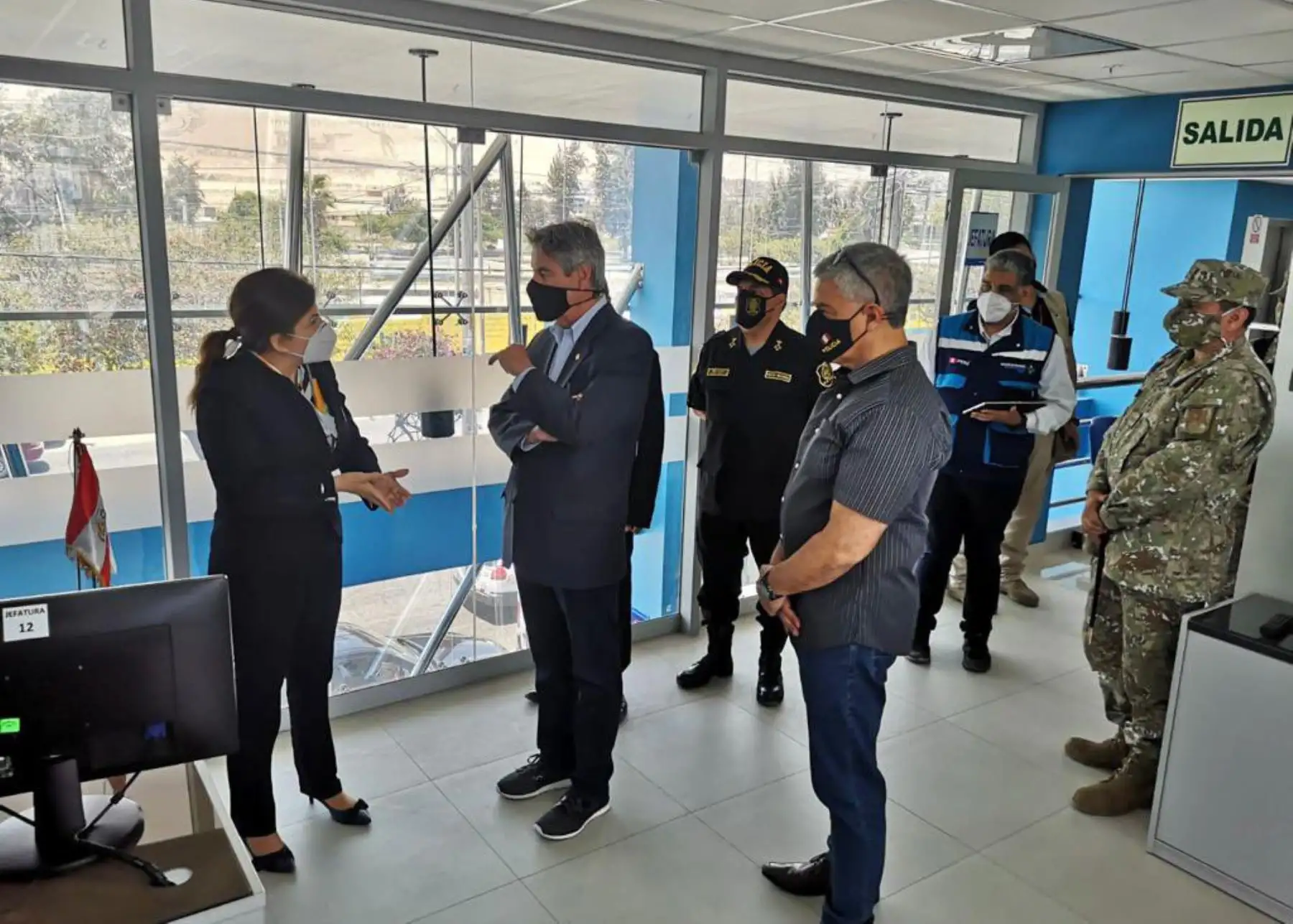 Presidente Francisco Sagasti supervisa jefatura zonal de Migraciones en Tacna.