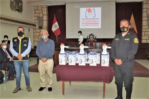 Hoy se realizó la quinta reunión del Comité Regional de Seguridad Ciudadana de Lambayeque. Foto: ANDINA/Difusión