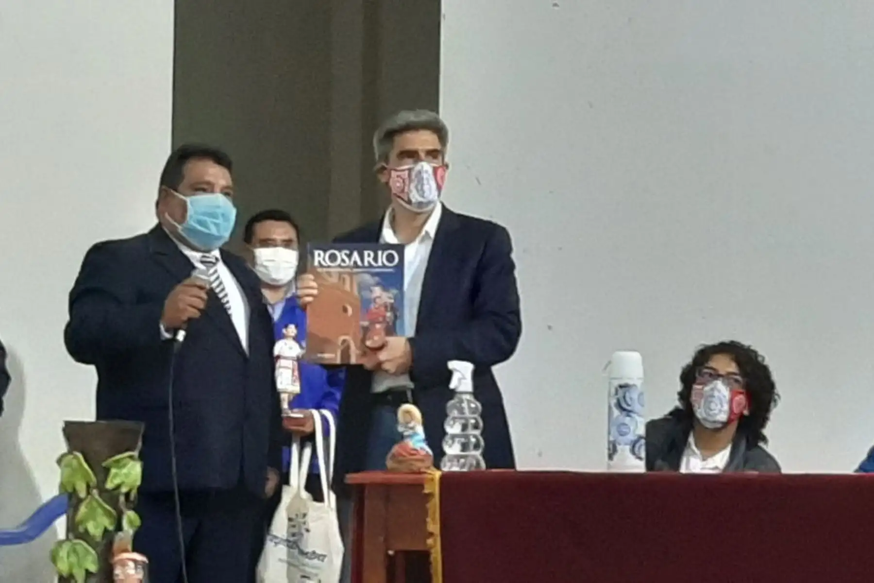 Ministro de Cultura, Alejandro Neyra, en la presentación de la Ruta del Bicentenario en La Libertad. ANDINA/Difusión