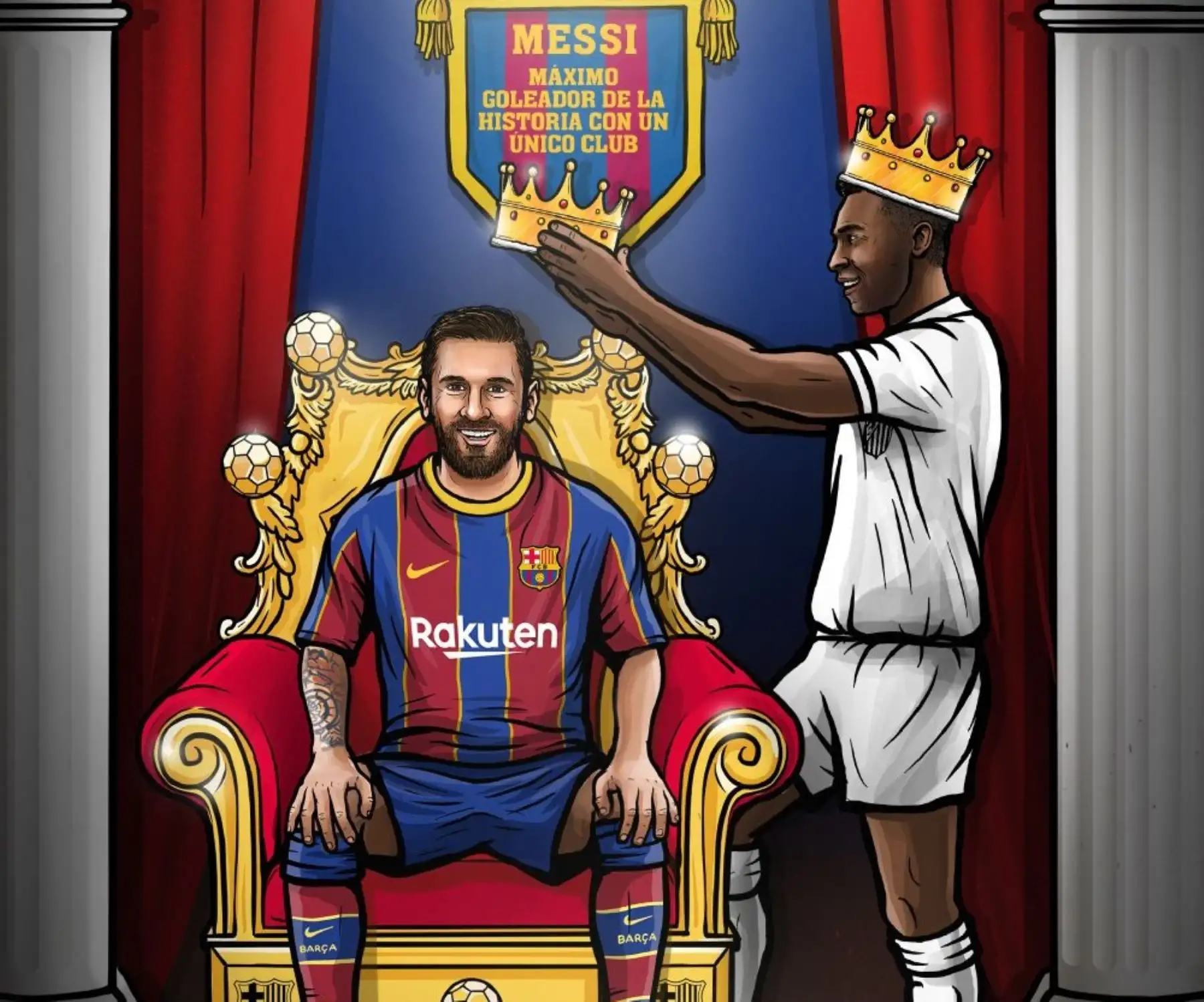 Messi y Pelé