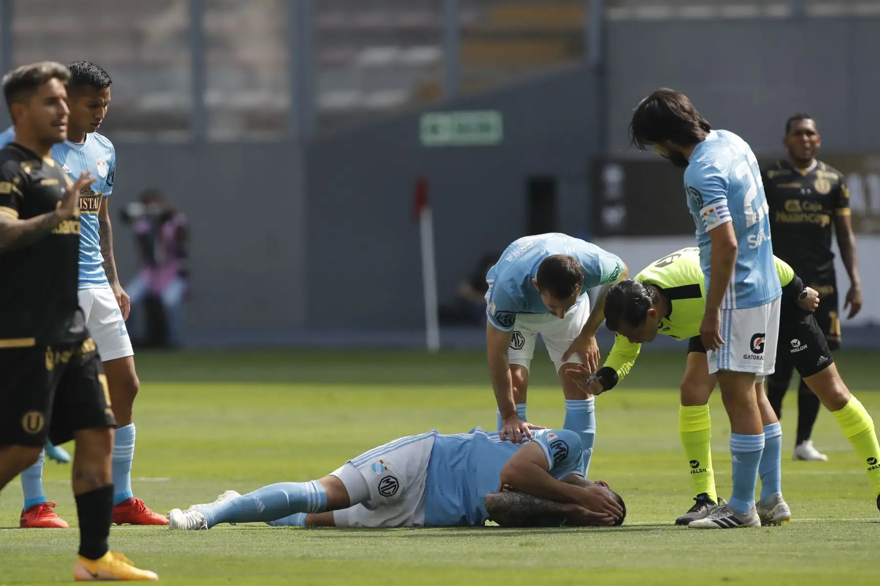 Universitario y Sporting Cristal terminaron empatados 1 a 1 en la gran final de la Liga 1. Foto: Liga 1/FPF