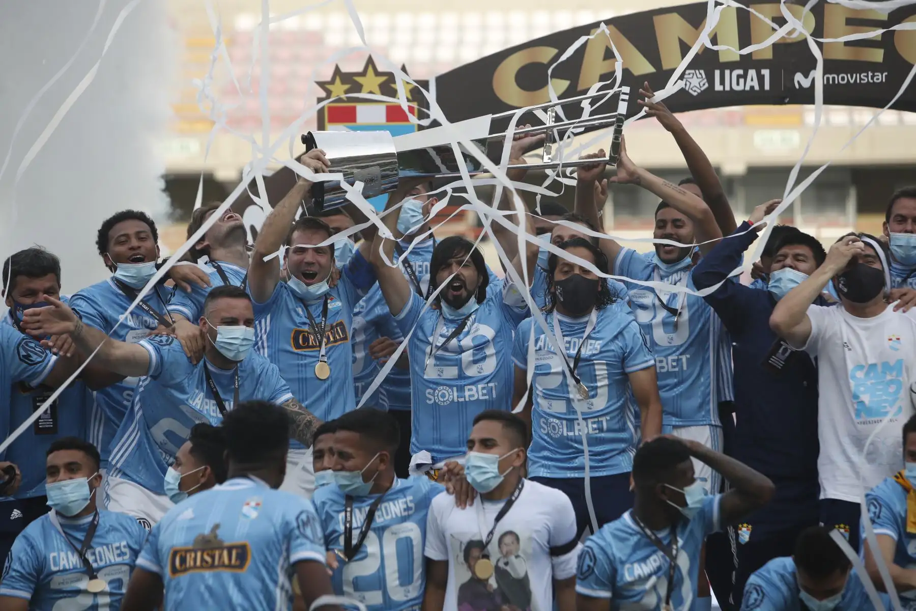 Sporting Cristal empató uno a uno con Universitario y se consagró campeón de la Liga 1.
Foto: Liga 1/FPF Sporting Cristal empató uno a uno con Universitario y se consagró campeón de la Liga 1.
Foto: Liga 1/FPF