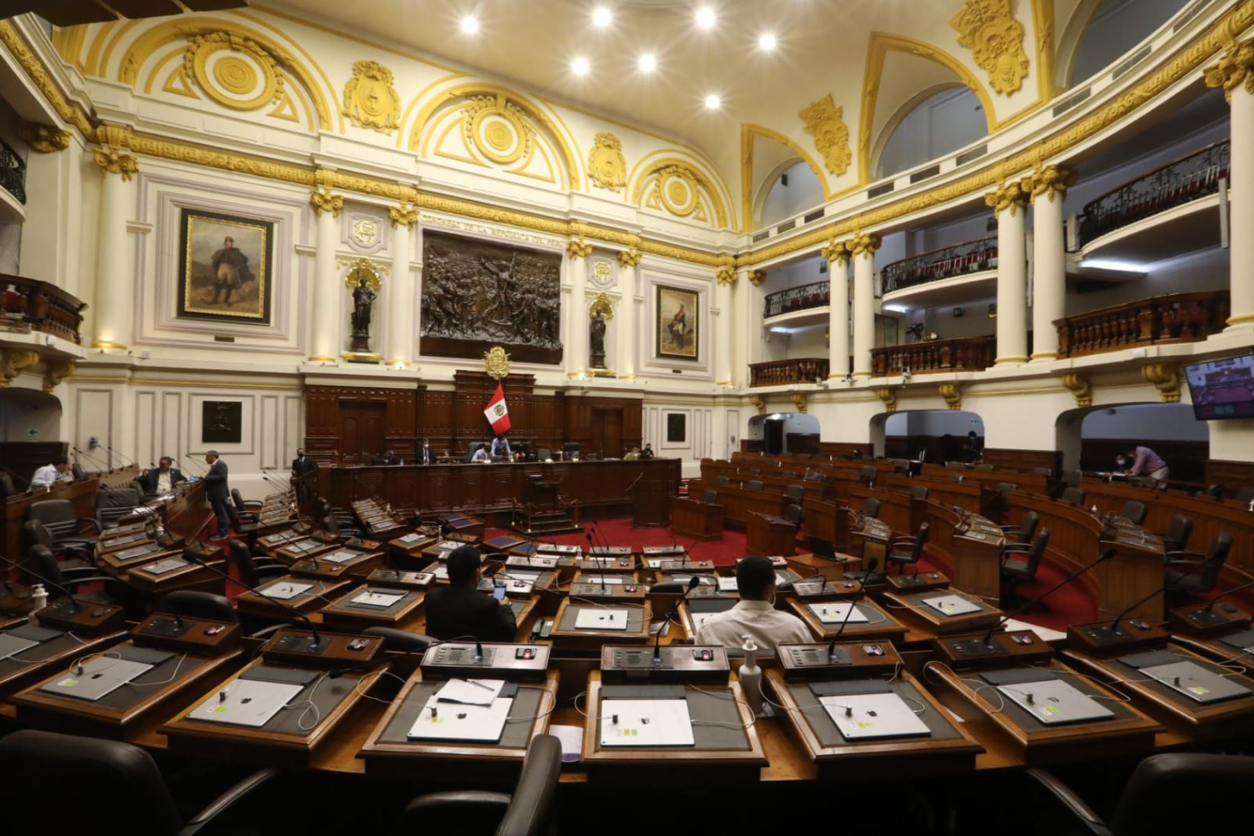 La Mesa Directiva del Parlamento pidió a congresistas evitar actividades presenciales. Foto: ANDINA/difusión.