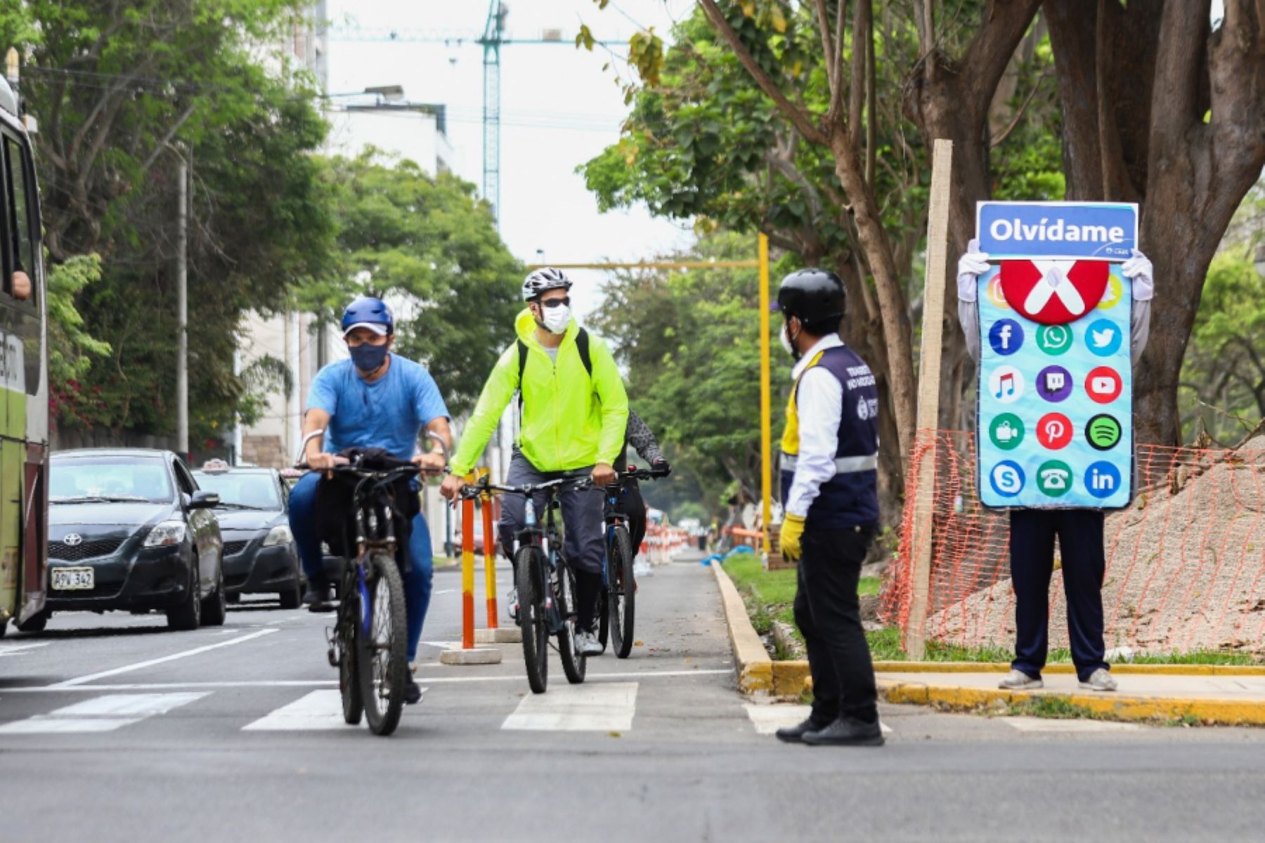 ¡Atención ciclista! Conoce el plan de desvíos por obras en ciclovía de la avenida Salaverry. Foto: ANDINA/MML
