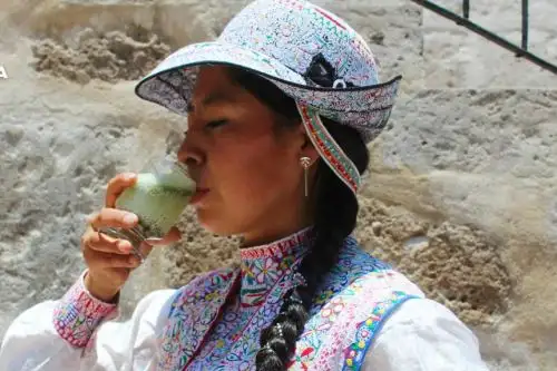 El colca sour es la bebida típica del valle del Colca, provincia de Caylloma, región Arequipa. Foto: ANDINA./Difusión