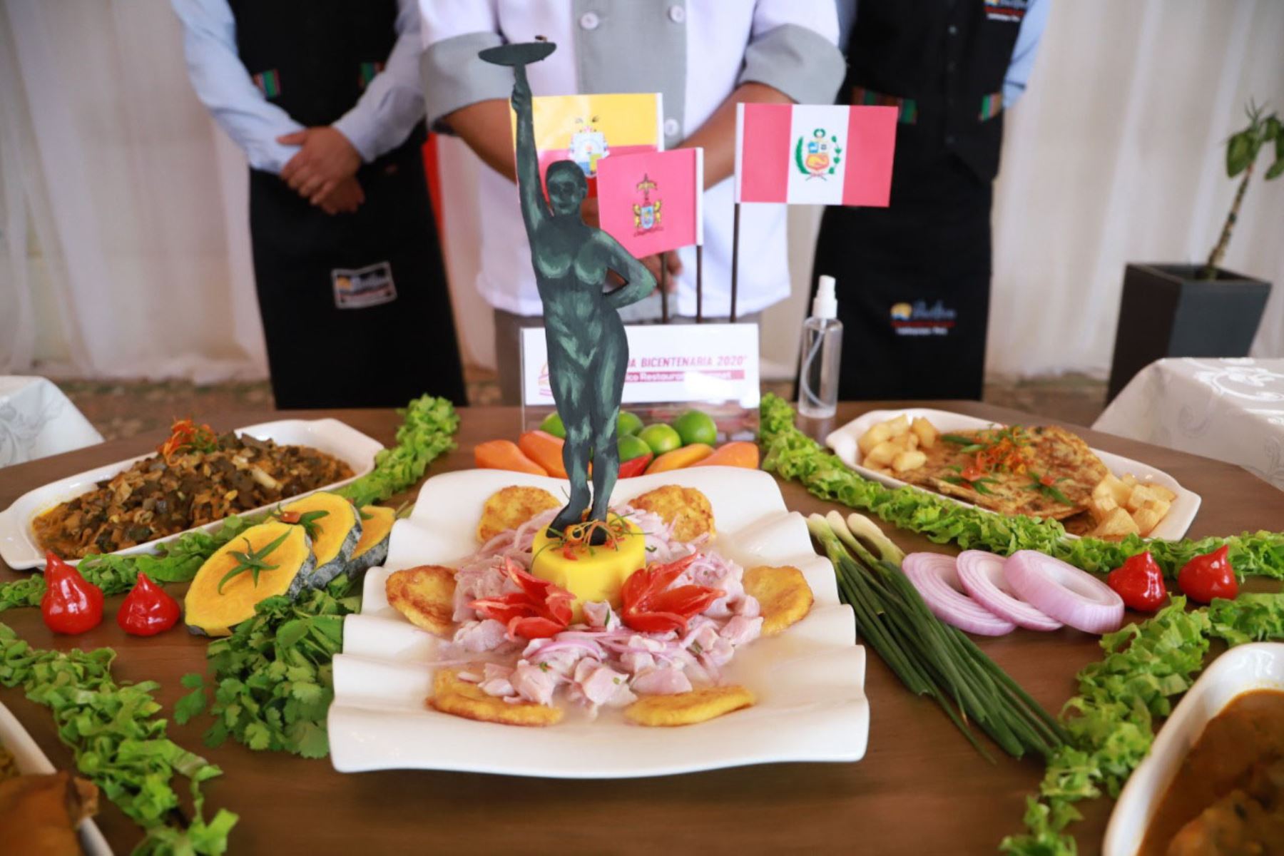 Restaurantes de Lambayeque presentaron una variedad de "Platos Bicentenario". Foto: ANDINA/Municipalidad de Lambayeque