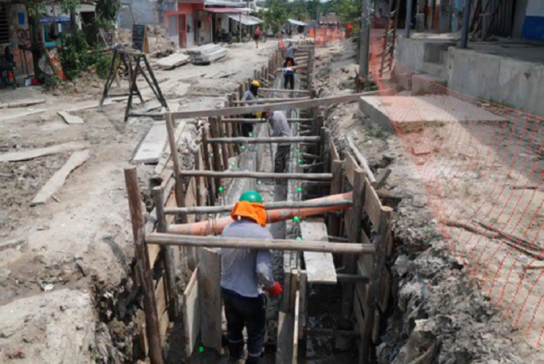 Ministerio de Vivienda reanudará en las próximas semanas las obras de agua potable y alcantarillado en el distrito de La Unión, en Piura. Foto: ANDINA/difusión.