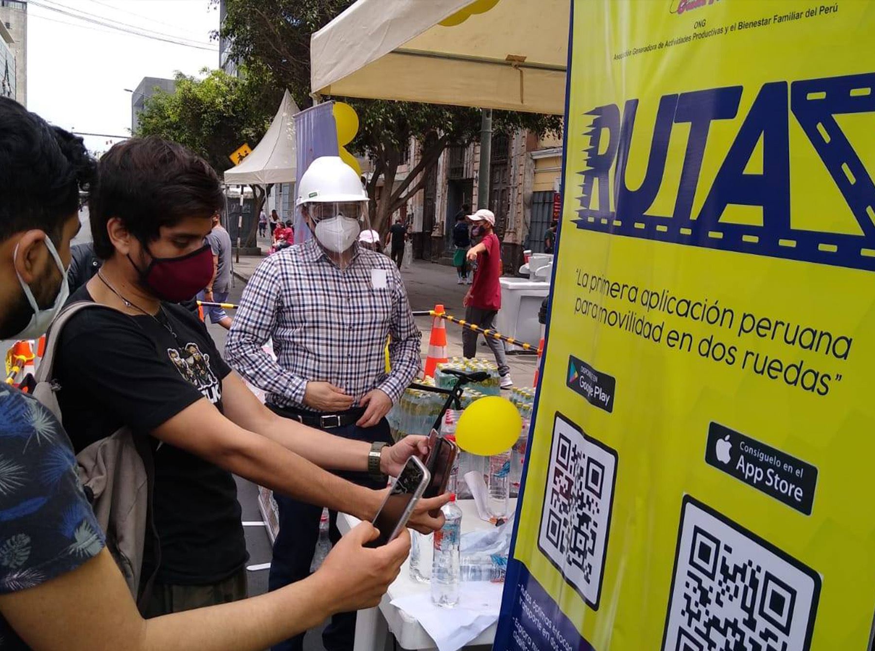 La aplicación móvil Rutaz  indica el camino óptimo priorizando ciclovías