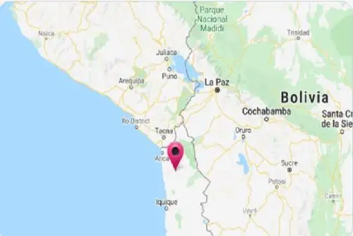 El temblor se sintió con una intensidad de III grados en Tacna.