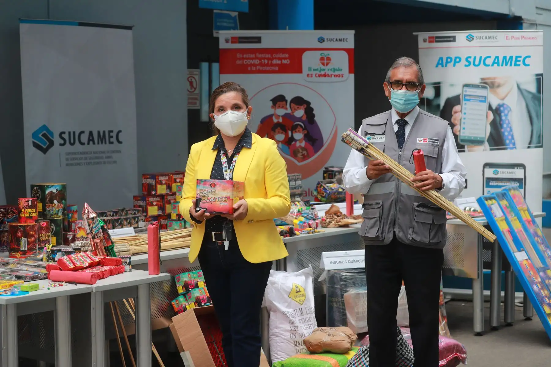 La Sucamec y  el Minam exhortan  a la ciudadanía a evitar el uso de artefactos pirotécnicos con motivo de las fiestas de fin de año, considerando que actualmente todos se encuentran prohibidos. Foto: ANDINA/ Carla Patiño