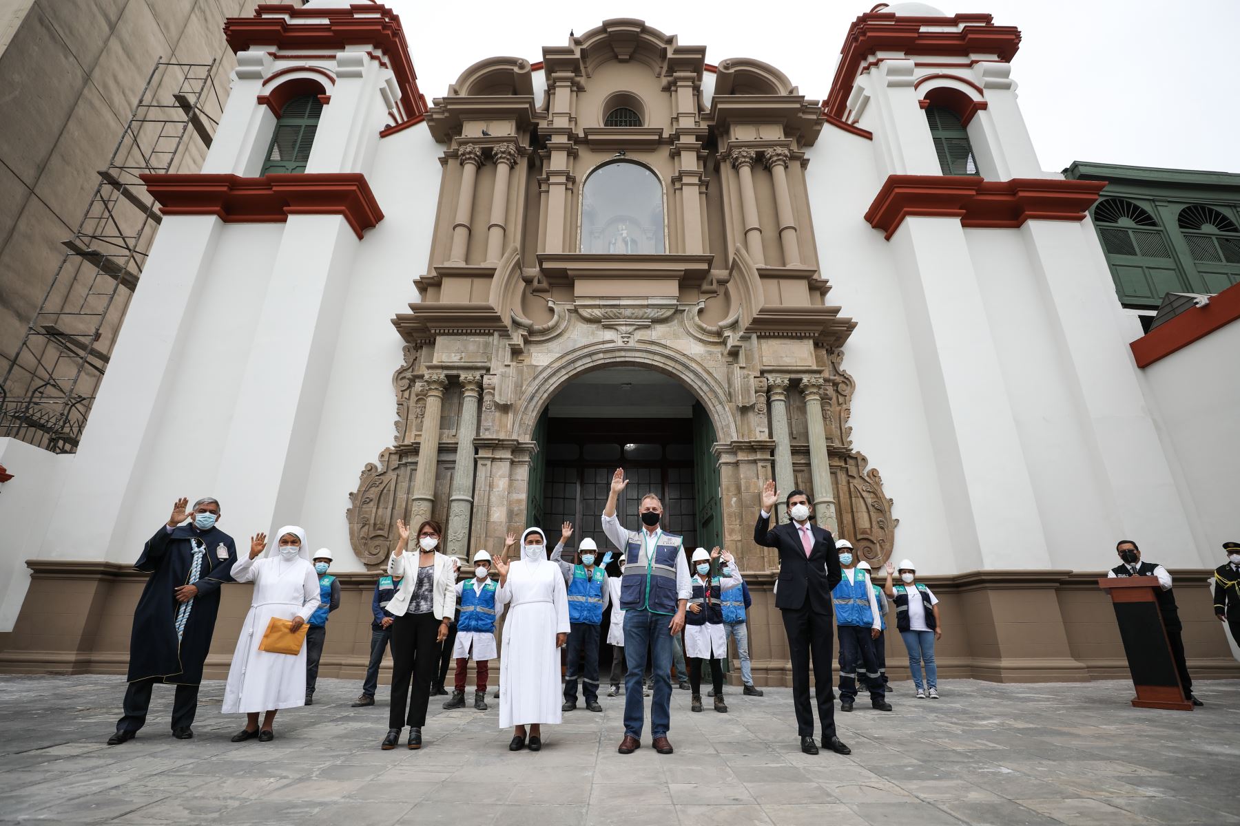 La Iglesia de Nuestra Señora de Copacabana está ubicada en la cuadra 4 del jirón Chiclayo, Rímac, y en 1619 fue un pequeño templo de una sola nave con capillas laterales. Foto: ANDINA/Municipalidad de Lima