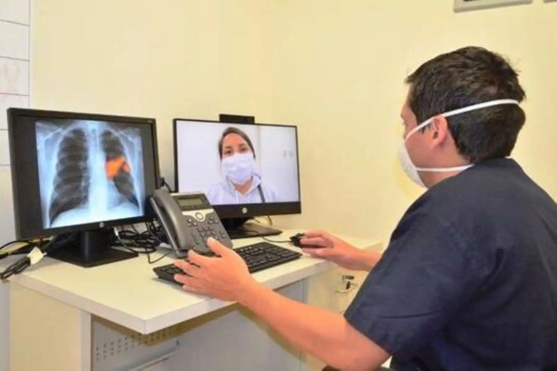 Más de 14 millones de atenciones por telemedicina se realizaron durante el 2020. Foto: ANDINA/Difusión.