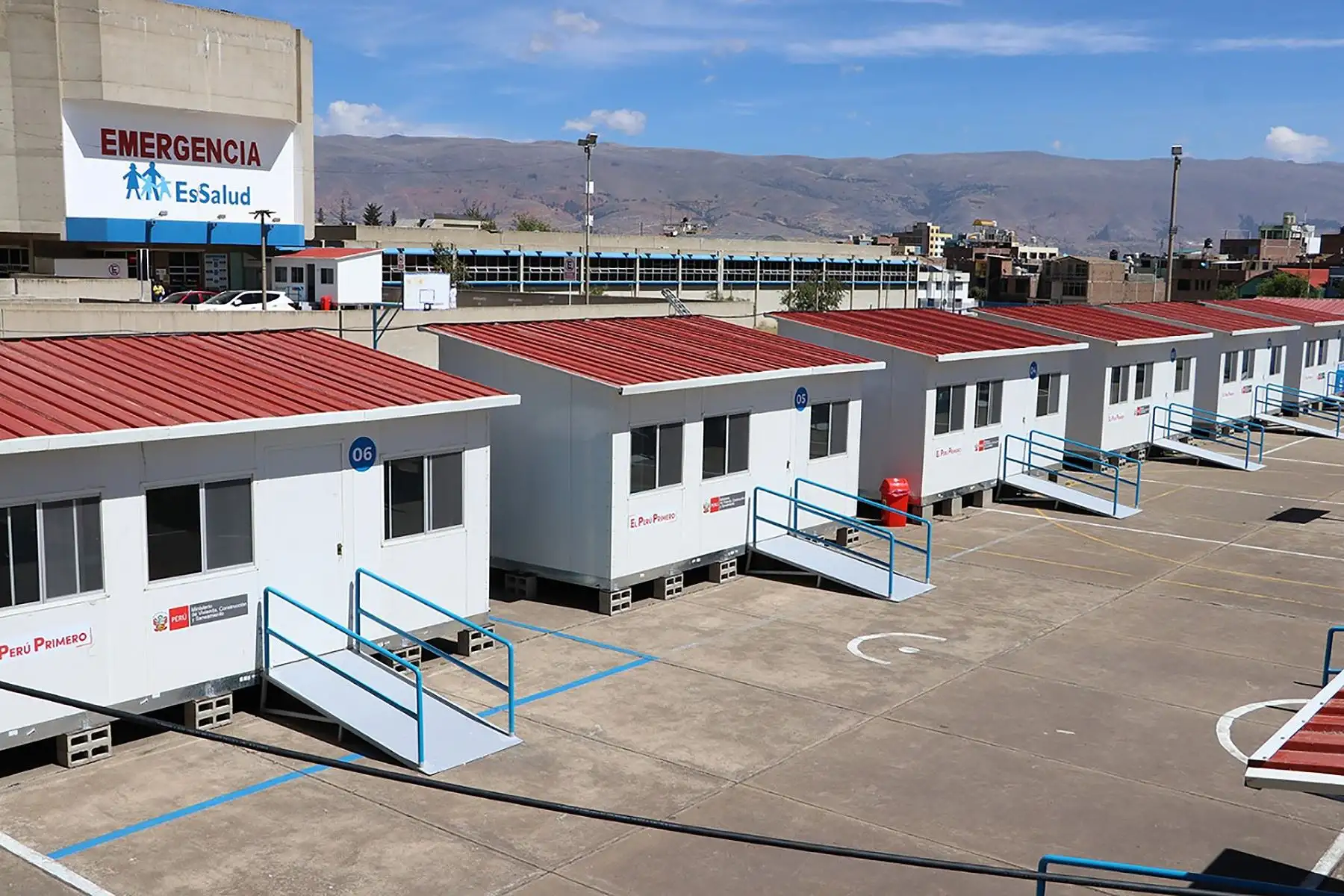 Módulos del Ministerio de Vivienda, Construcción y Saneamiento para apoyar la lucha contra el covid-19.