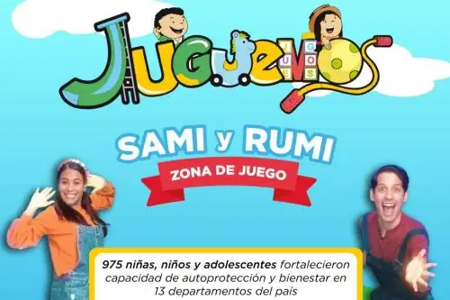 Sami y Rumi, personajes del servicio Juguemos impulsado por el MIMP.