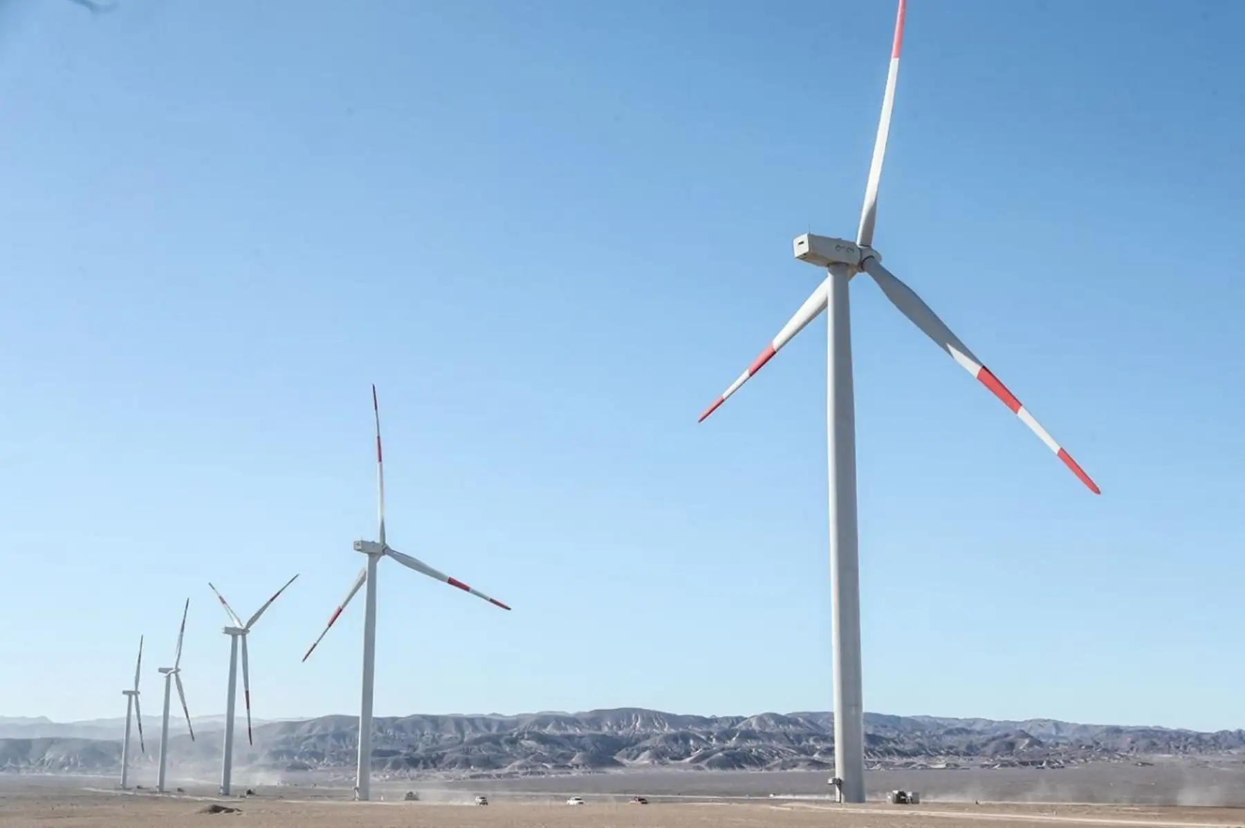 Generación de energía eléctrica con el viento. Cortesía