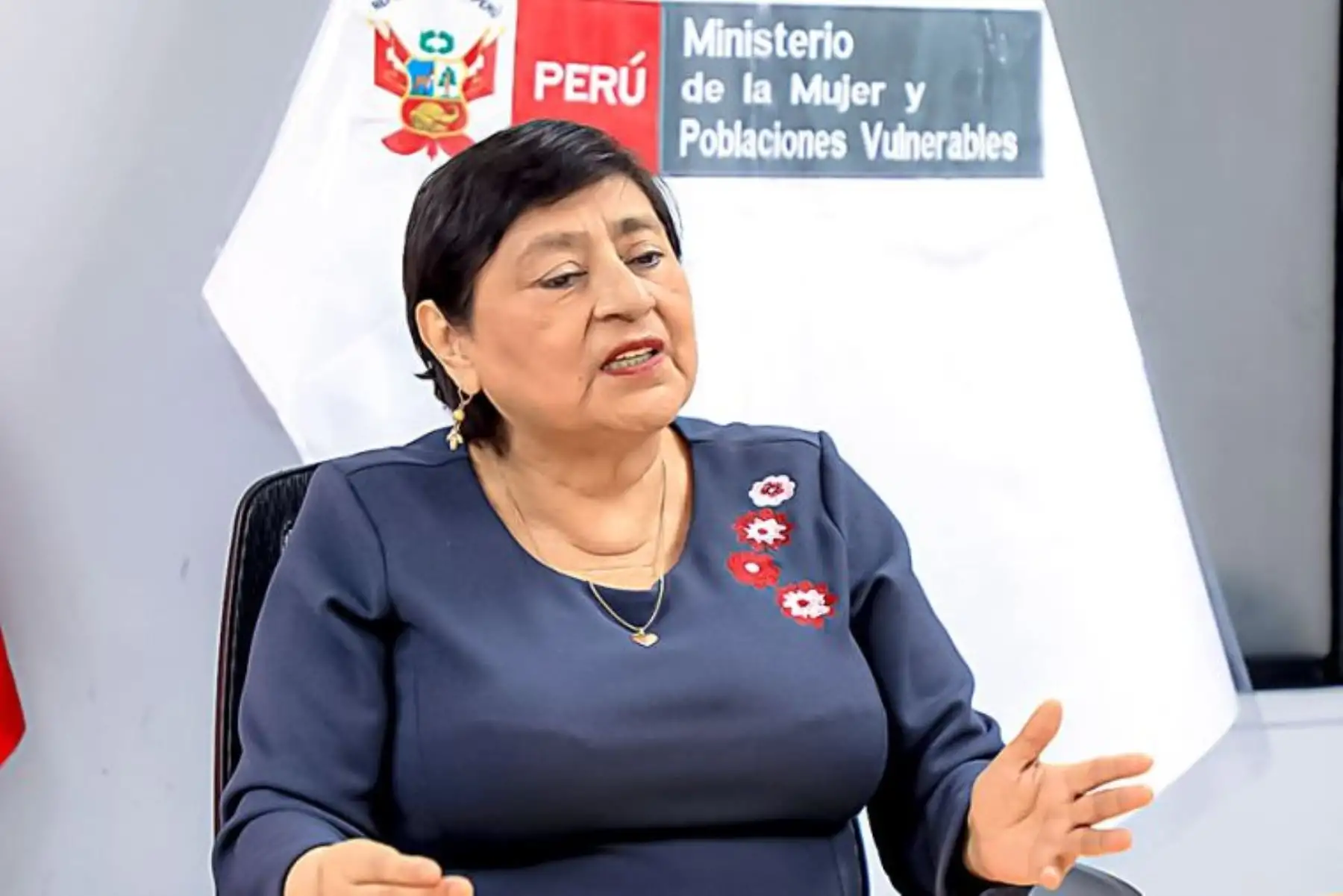 Para la ministra de la Mujer, Silvia Loli, es urgente modificar las cifras que demuestran que la oferta del Estado para reducir la violencia tiene que cambiar. ANDINA/Mimp.