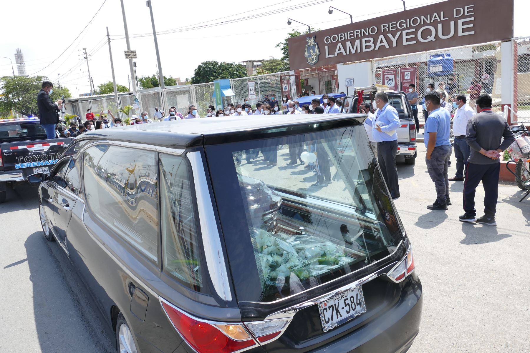 Lambayeque se despide del fallecido alcalde de Pimentel, César Jacinto Purizaca. Foto: ANDINA/Difusión