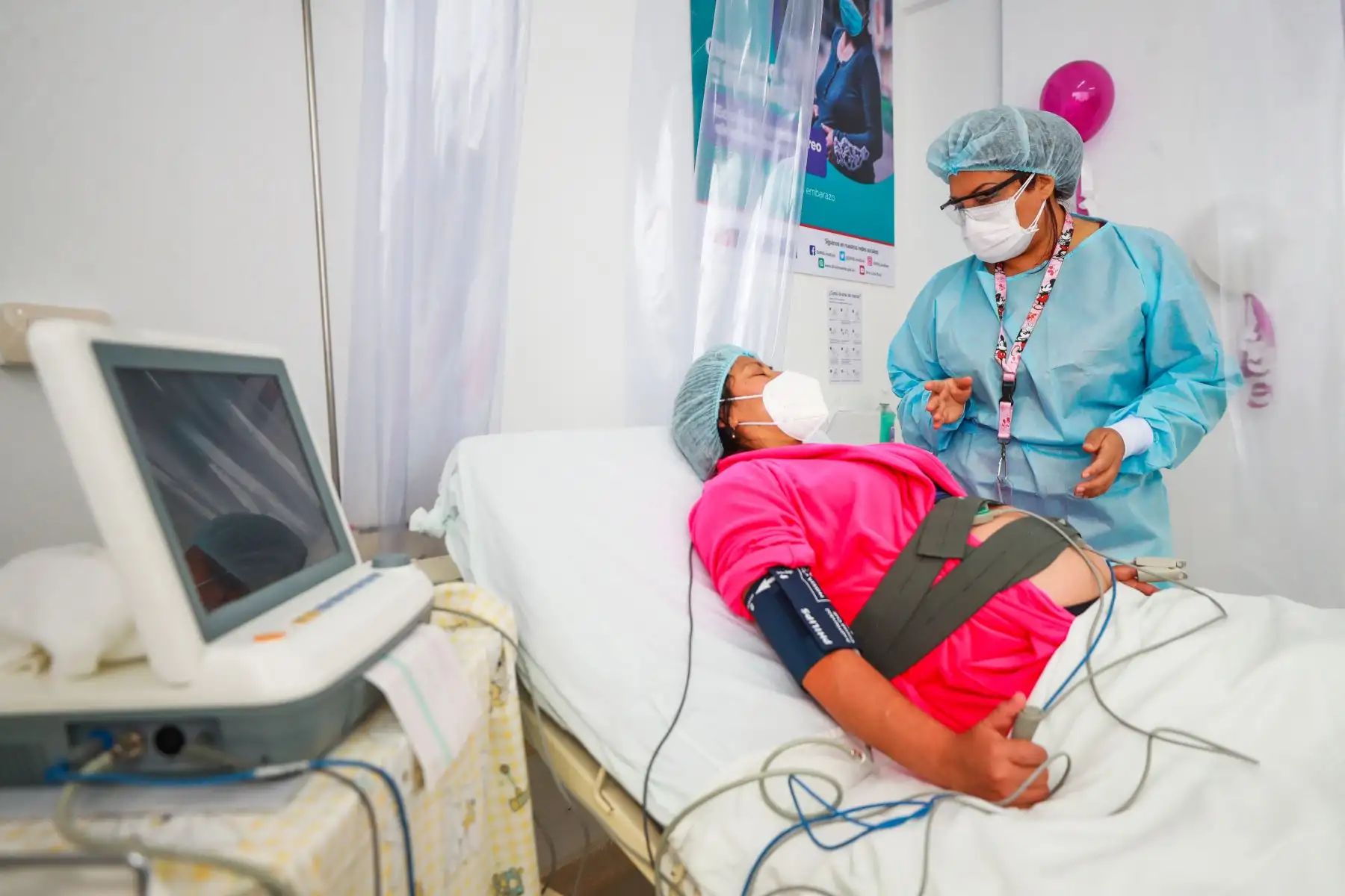 El Centro Materno Infantil San Fernando inaugura el Área de Monitoreo Fetal Electrónico, en el marco del fortalecimiento de la atención prenatal reenfocada y de la red de referencias para atención de parto, la cual beneficiará a más de dos mil gestantes. Foto: ANDINA/Carla Patiño