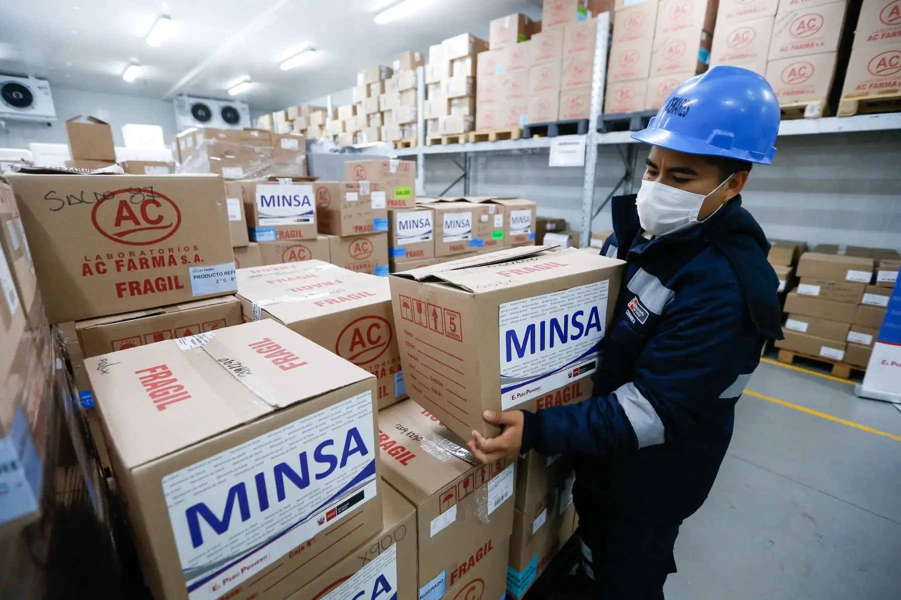 La distribución de los suministros médicos está a cargo del Centro Nacional de Abastecimiento de Recursos Estratégicos, del Minsa. Foto: ANDINA/Difusión