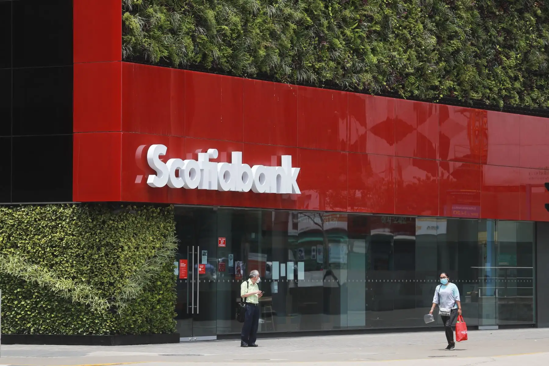 Agencia del Scotiabank. Foto: ANDINA/Carla Patiño Ramírez.