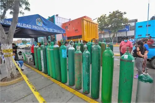 Planta móvil de la municipalidad de Trujillo garantiza disponibilidad de oxígeno medicinal para pacientes covid-19 en la capital liberteña.