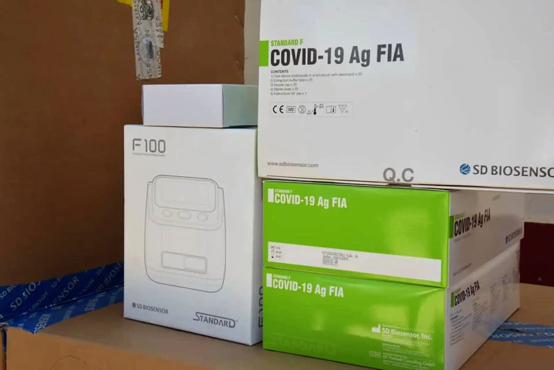 Pruebas de antígenos que ya se aplican en la región Áncash para la detección rápida y precisa de casos covid-19. ANDINA/Difusión