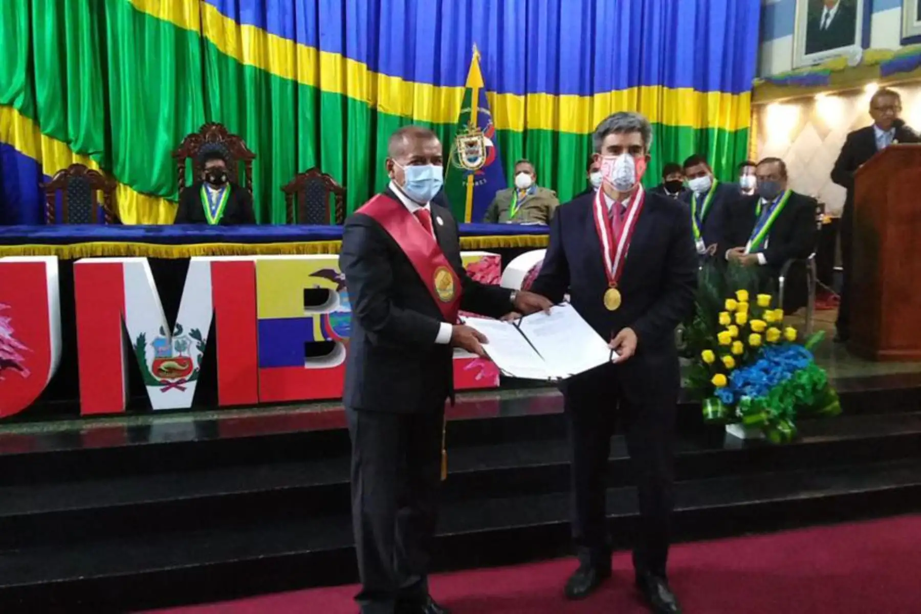 El ministro de Cultura, Alejandro Neyra, participó en la sesión solemne por los 200 años de la Independencia de Tumbes y destacó el rol clave que tuvo esta ciudad junto con otras del norte del país.
 Foto: Ministerio de Cultura