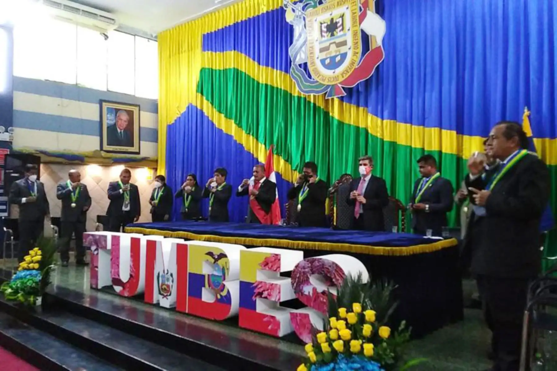 El ministro de Cultura, Alejandro Neyra, participó en la sesión solemne por los 200 años de la Independencia de Tumbes y destacó el rol clave que tuvo esta ciudad junto con otras del norte del país.
 Foto: Ministerio de Cultura