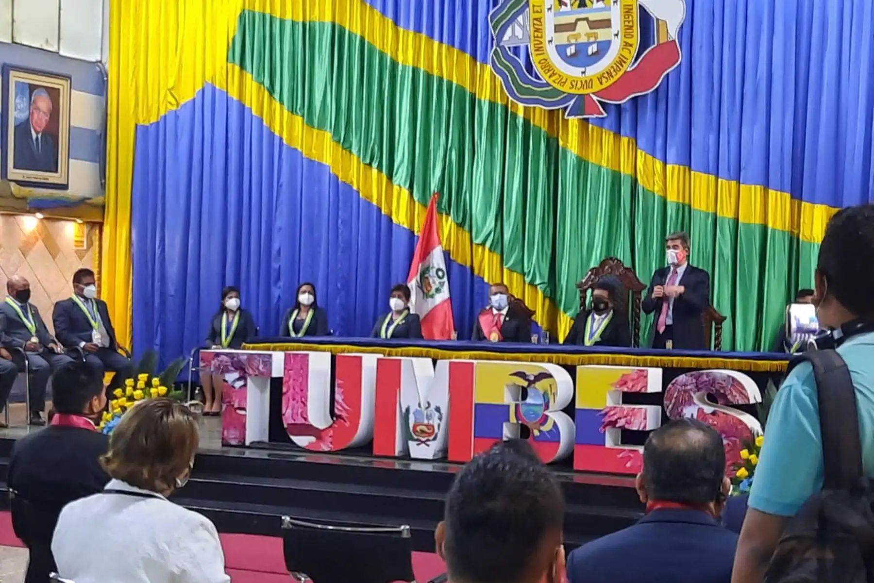 El ministro de Cultura, Alejandro Neyra, participó en la sesión solemne por los 200 años de la Independencia de Tumbes y destacó el rol clave que tuvo esta ciudad junto con otras del norte del país.
 Foto: Ministerio de Cultura