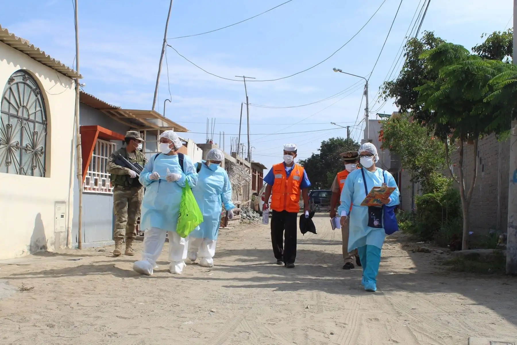 Operación Tayta en la urbanización Nicolás de Garatea de Nuevo Chimbote. Foto: ANDINA/Difusión