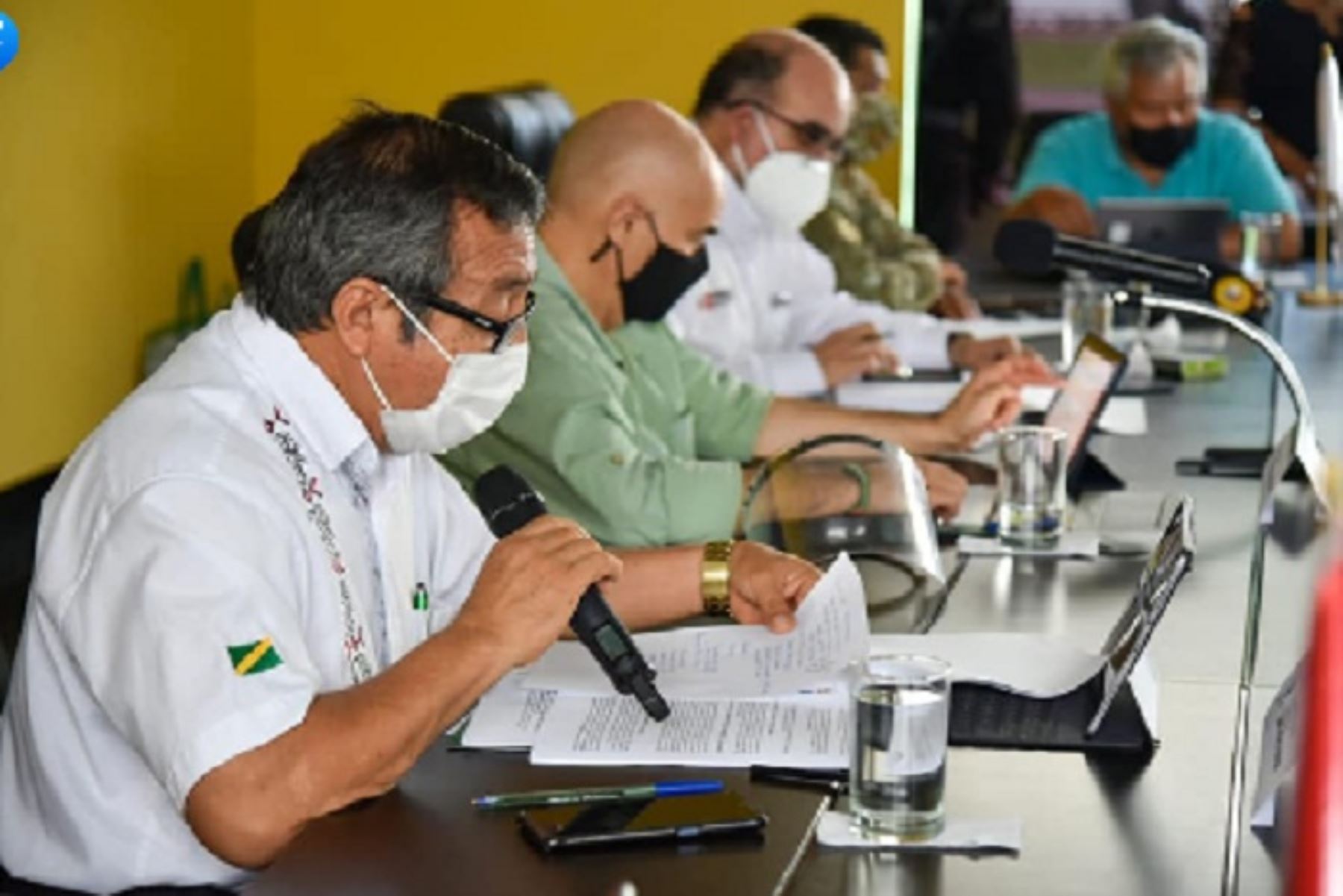 La conservación de la Amazonía, con la continuidad del Plan Mercurio, fue otro de los pedidos formulados por el gobernador regional, Luis Hidalgo.  rrand  rpor ele dd alkds