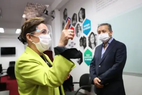 Elvia Barrios, presidenta del Poder Judicial. ANDINA/Difusión