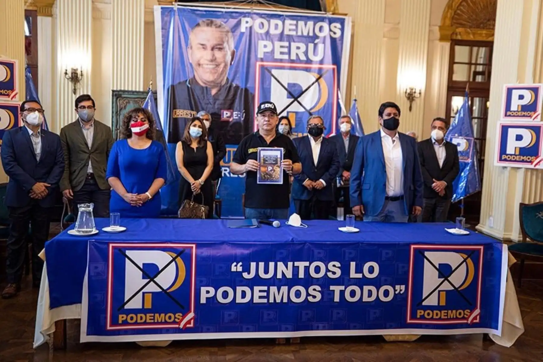 Daniel Urresti, candidato presidencial de Podemos Perú.