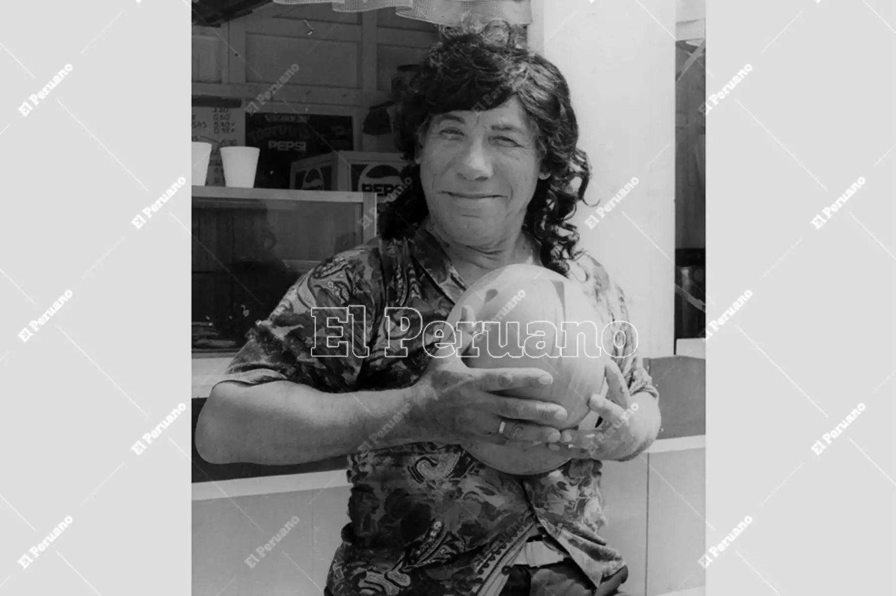 Lima - 30 enero 1992 / Actor cómico Guillermo Campos. Foto: Archivo Histórico de El Peruano