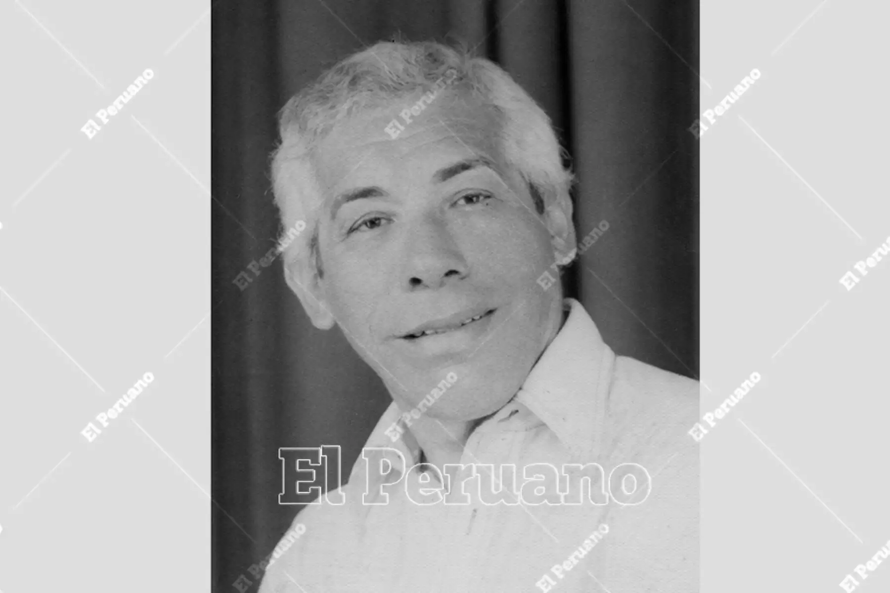 Lima - 1980 / Retrato del actor cómico Guillermo Campos. 
Foto: Archivo Histórico de El Peruano