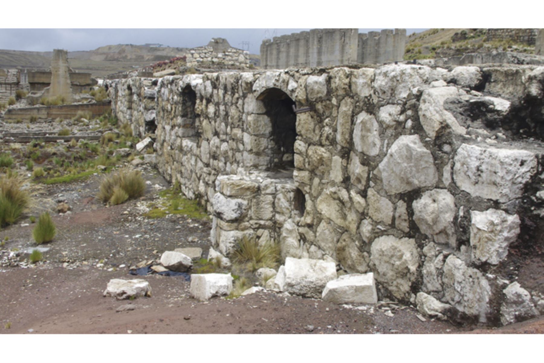Ministerio de Cultura declara Patrimonio Cultural de la Nación a los vestigios de la Antigua Fundición Tinyahuarco en Pasco. Foto: Mincul